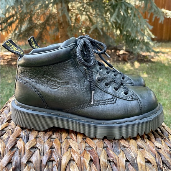 Dr Martens Y2K Vintage Air Wair 8287 Chunky Platform Ankle Boots. Size 7-7.5 - Picture 3 of 8